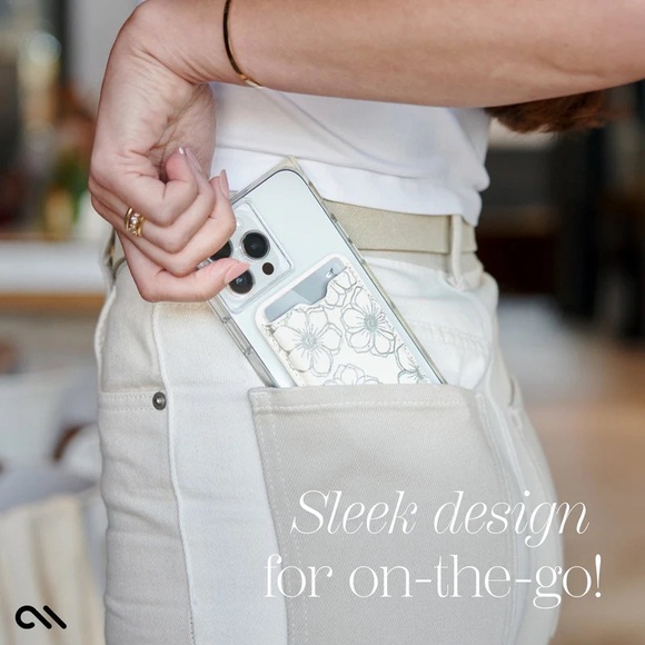 Case-mate Floral Gems MagSafe Wallet for Cell Phone, Removable / NIB - Picture 7 of 8